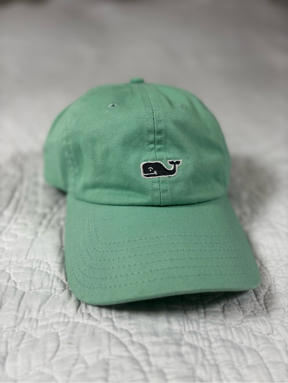 Vineyard Vines Kids Mint Green Whale Cap